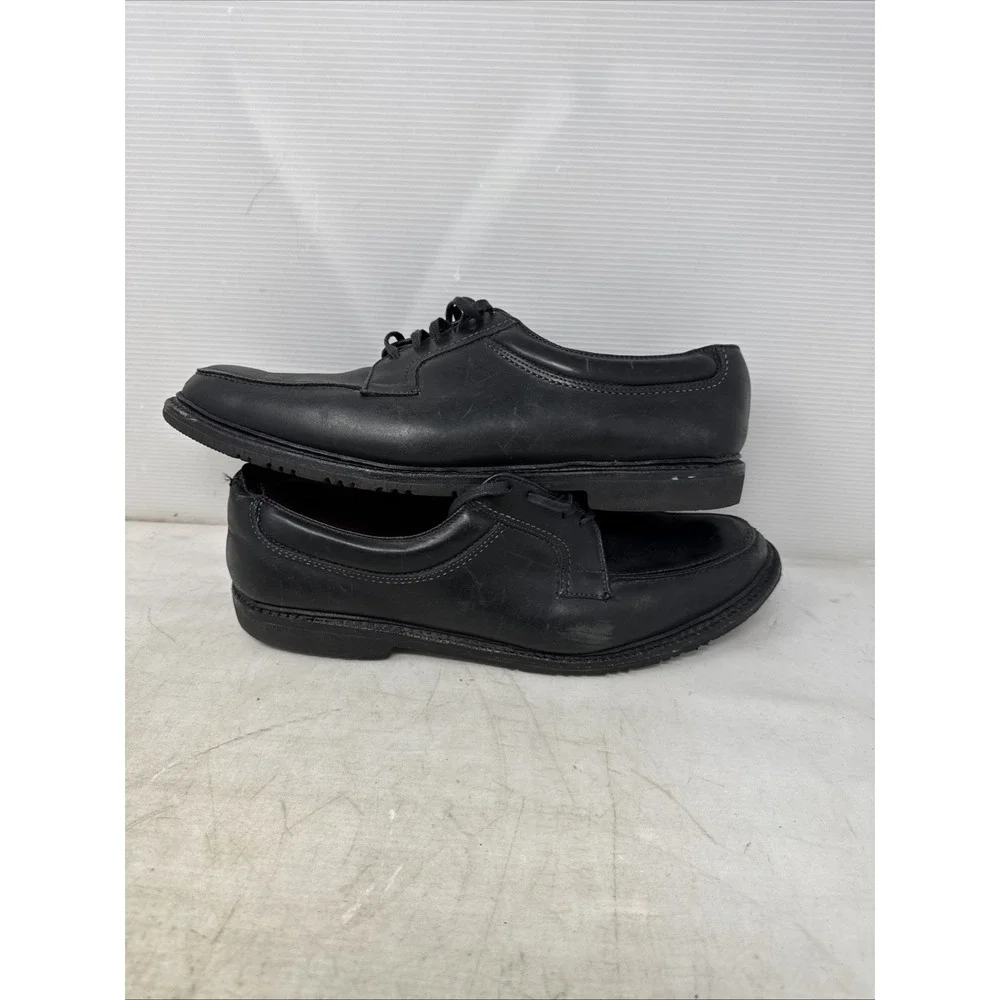 Allen Edmonds Wilbert Shoes Men's 13D Split toe Black Leather Dress Shoes Flaws*